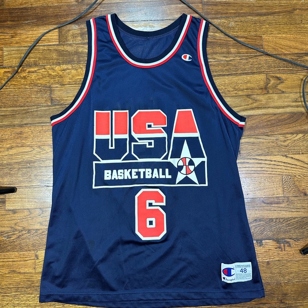 Derrick Coleman Team USA Champion Jersey